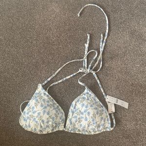 J Crew Floral Bikini Top